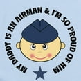 thumbnail image 2 of CafePress - My Daddy Is An Airman & I'm S Infant Bodysuit - Baby Light Bodysuit, Size Newborn - 24 Months, 2 of 4