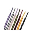 thumbnail image 3 of INSPIRE CHIC Flat Colorful Shoelaces Work Boot Laces Fashion Shoe Laces 2 Pairs Purple-Black 160cm/62.99", 3 of 4
