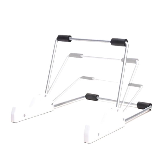 Heavy Duty Metal Tablet Holder Angles Adjustable Angles Foldable Tablet Stand For Kitchen Bedroom and Travel Use