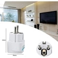thumbnail image 5 of 2x Adaptador de Corriente Universal EE.UU./Reino Unido/China a Europa (UE) / Francia (FR) Enchufe eléctrico con Tierra Normas CE 16A Blanco Compatible con Clarisonic mia2,, 5 of 5