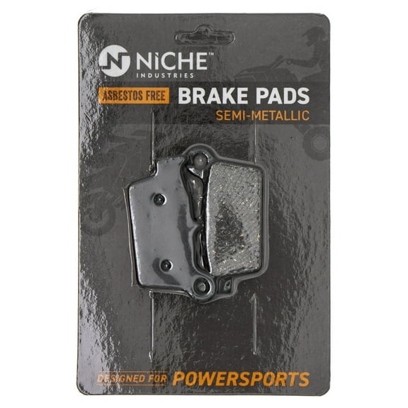 Niche Brake Pad Set for Yamaha YZ250 Semi-Metallic Motorcycle 519-KPA2361D