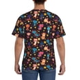 thumbnail image 3 of Bixox Men's Cute Animals Printed Short Sleeve Skinny Athletic T-Shirt, 3 of 6