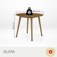 thumbnail image 3 of Acacia Alma Solid Wood Dining Table - Oak, 3 of 10