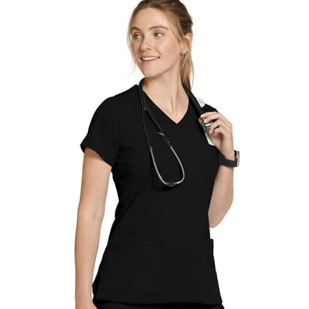 Jockey Women's Mock Wrap Scrub Top