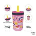 thumbnail image 3 of Zak Designs 15oz Kelso Toddler Cups For Travel or At Home, Durable Plastic Sippy Cups With Leak-Proof Design is Perfect For Kids (Starpower), 3 of 9