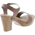 thumbnail image 5 of Soda Women's Bold Buckles Studded Wedge Sandal, 5 of 7