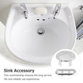 thumbnail image 2 of 18 Pcs Overflow Hole Sink Water Trough Bathroom Basin Accessories Ceramic Plastic, 2 of 6