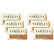Yardley London Moisturizing Bath Bar Oatmeal & Almond 4.0 Oz. Pack of 6