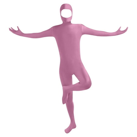 Toimothcn Unisex Bodysuits Stretchy Full Body Leotard Solid Color Slim Fit Stage Performing For Children Tight Fitting Outfits