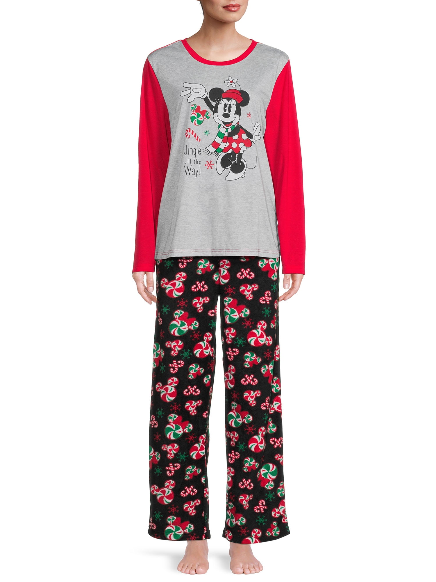 Womens minnie mouse christmas pjs Clearance