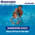 thumbnail image 5 of Bluescape Blue Shark Inflatable Printed Kids Armbands for Swimming & Floating, Ages 3 to 6, Unisex, 5 of 6