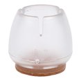 thumbnail image 4 of 16 Piezas Protector De Patas De Silla Protector De Piso Para Muebles Tapas Redondas Con Base De Fieltro Antideslizante Protección Contra Rayaduras Hogar Oficina, 4 of 7