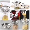thumbnail image 4 of Juego de Embudos Acero Inoxidable Boca Ancha Grado Alimenticio con Asa para Conservas en Cocina, 4 of 7