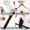 thumbnail image 6 of Cow and Smile White Pattern Toddler Nap Mat with Pillow & Blanket, Soft Sleeping Mat for Preschool Daycare Travel Sleepovers, 6 of 6