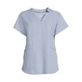 thumbnail image 3 of ClimateRight by Cuddl Duds Women’s and Women's Plus V-Neck Scrub Top with Anti-Bacterial Technology, 3 of 5