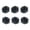 Black, variant on YIEMEEN 6Pcs Convenient Multicolored Plastic Shaker Balls for Protein Drink Ensuring Without Clumps Mixing in Shaker Bottles