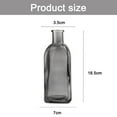 thumbnail image 2 of Glass Jug Vase, Clear Flower Vase, Decorative Bottle Vase for Dining Room, Bedroom, Bathroom, Mantel, 18.5*7cm - grey, 2 of 5