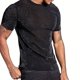 thumbnail image 1 of pstuiky camisetas de hombre, Camiseta de manga corta con cuello redondo y malla transparente de alto rebote con tirador brillante para hombre camisetas de hombre xl, 1 of 6