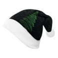 thumbnail image 5 of Rotm Holiday Hats for Ki'ds Christmas Hat, Santa Hats for Adults & Ki'ds Comfort Extra Thicken Holiday Xmas Hat for New Year Festive Party Dark Green,M, 5 of 5