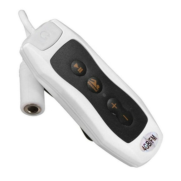 Yingyy Mini Lecteur de Musique MP3 Étanche IPX8 Radio FM Design Clip 4G/8G Sport Course Natation Plongée
