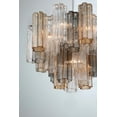 thumbnail image 4 of ADD-306-CH-AU Crystorama Lighting Addis - 6 Light Chandelier-14 Inches Tall and 19.75 Inches Wide-Polished Chrome Finish-Autumn Glass Color, 4 of 13