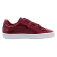 thumbnail image 2 of Puma Basket Heart Glam GS Boys Shoes Size 6, Color: Tibetan Red, 2 of 5