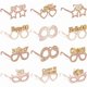 thumbnail image 1 of wonima44 24PCS 90th Birthday Paper Eyeglasses Decorations for Women, Pink Rose Gold Happy 90th Birthday Eyeglasses Party Supplies, Funny Ninety Year Old Birthday Glasses Photo Props Decor, 1 of 1