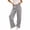 Gray 1, variant on Vynhevius Women's Fleece Lined Sweatpants Wide Leg High Waist Drawstring Casual Lounge Athletic Travel Pants