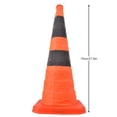 thumbnail image 3 of Conos plegables de tráfico por cartera de 70 cm con tira reflectante, sen conos de estacionamiento cono de seguridad reflectante emergente multiusos para equipos de vehículos, 3 of 7