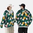 thumbnail image 6 of Kdxio Tropical Fruit Print Women Men Sun Protection UPF 50+ Jackets Zip Up Long Sleeve Hoodie Hiking Lightweight with Pockets, 6 of 8
