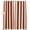 Orange, variant on Teal Striped Blackout Curtains for Bedroom/Living Room, Pinch Pleated Black Out Curtains, Simple Art Vertical Stripe Farmhouse Room Darkening Window Drapes with Hooks 2 Panels, 59"x70"