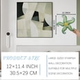 thumbnail image 4 of Decoración de pared de metal con forma de estrella de mar POXOHO, 30 cm, estilo costero, 4 of 6