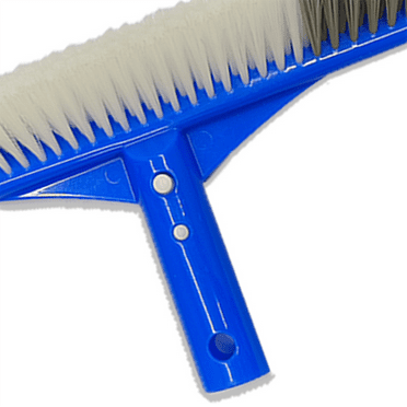 Pool Brush Head,Pool Brushes for Cleaning Pool Walls, Curved Ends High-Efficiency Pool Scrub Brush,Bristles Pool Brush