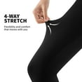 thumbnail image 7 of CAMBIVO Fleece Lined Leggings for Women, Winter Warm Thermal Fleece Yoga Pants With Pockets, Black S-XXL, 7 of 7