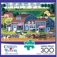 thumbnail image 1 of Buffalo Games 300 Piece Tea by the Sea Puzzle, 1 of 2
