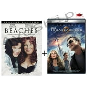 TOMORROWLAND (New Sealed DVD Disney George Clooney) + BEACHES (New Sealed DVD Special Edition Bette Midler)
