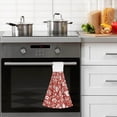 thumbnail image 6 of SKYSONIC 2 PCS Christmas Hand Towels for Bathroom and Kitchen, Happy New Year Merry Christmas Hanging Bath Kitchen Towel Washcloths, Absorbent Thick KitchenBathroom Microfiber Towel Bulk, 12"x17", 6 of 6