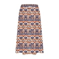 thumbnail image 5 of Dianli Gifts Skirt Skorts Women's Printed Drawstring Side Pocket Casual Loose Skirt Boho Floral High Rise Breathable Cotton Linen Pull On Summer Holiday Beach Skirt Skorts, 5 of 5