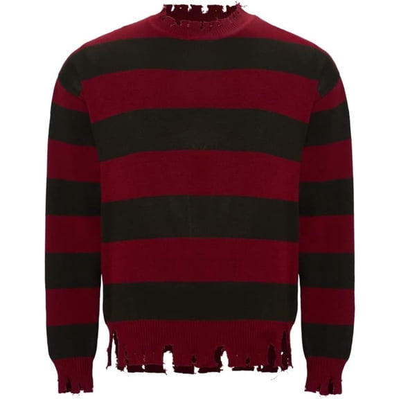 Freddy Same Sweaters Knit Sweater Long Sleeve Striped Jumper Sweaters Pullovers
