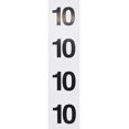 thumbnail image 2 of Black Number 10 Circle Stickers | 1.5" Inches Round | 500 Pack, 2 of 2