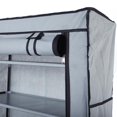 thumbnail image 6 of Ktaxon 10 Tiers Shoe Rack with Dustproof Cover Closet, Shoe Storage Cabinet Organizer Gray, 6 of 7