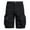 Black, variant on WAENQINLA Mens Cargo Shorts 2025 Casual Buckle Zipper Work Shorts Multi Pockets Loose Tooling Shorts Hiking Overalls