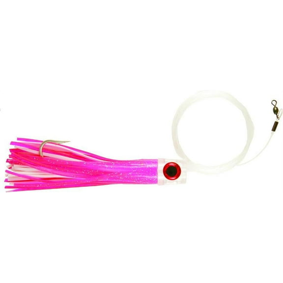 C&H CH-RRLS03 Lil Stubby Trolling Lure Rigged and Ready Blue And Pink