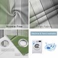 thumbnail image 2 of Fsddascl Sage Green Gray Ombre Blackout Curtains for Bedroom/Living Room, Thermal Insulated Kitchen Curtains, Vintage Country Wooden Grommet Darkening Window Treatment Drapes 52"x84"x2, 2 of 6