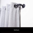 thumbnail image 5 of Sun Zero Bronn Wrap Around Window Curtain Rod, 66-120", Matte Black, 5 of 5