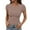 1Light Pink378, variant on XAOFW Women'S T Shirts Fashion Slim Crew Neck Basic Shirt Stretchy Ladies Short Sleeve Solid Color Comfort Soft Casual Daily Wear Tops