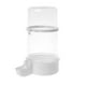 thumbnail image 1 of Billuyoard Bebedero de agua transparente de plástico para pájaros, para una fácil alimentación, fácil de limpiar y de amplio Suministros de alimentación y agua para mascotas transparente, 1 of 6