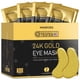 thumbnail image 1 of Parches para debajo de los ojos Maskiss, oro de 24 quilates, para debajo de los ojos (50 pares), 1 of 8