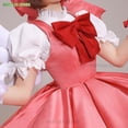 thumbnail image 2 of Anime Cardcaptor Sakura Card Captor Cosplay Kinomoto Sakura Disfraz de Cosplay Peluca Vestido Lolita Rosa Traje de Fiesta de Disfraces de Halloween, 2 of 5