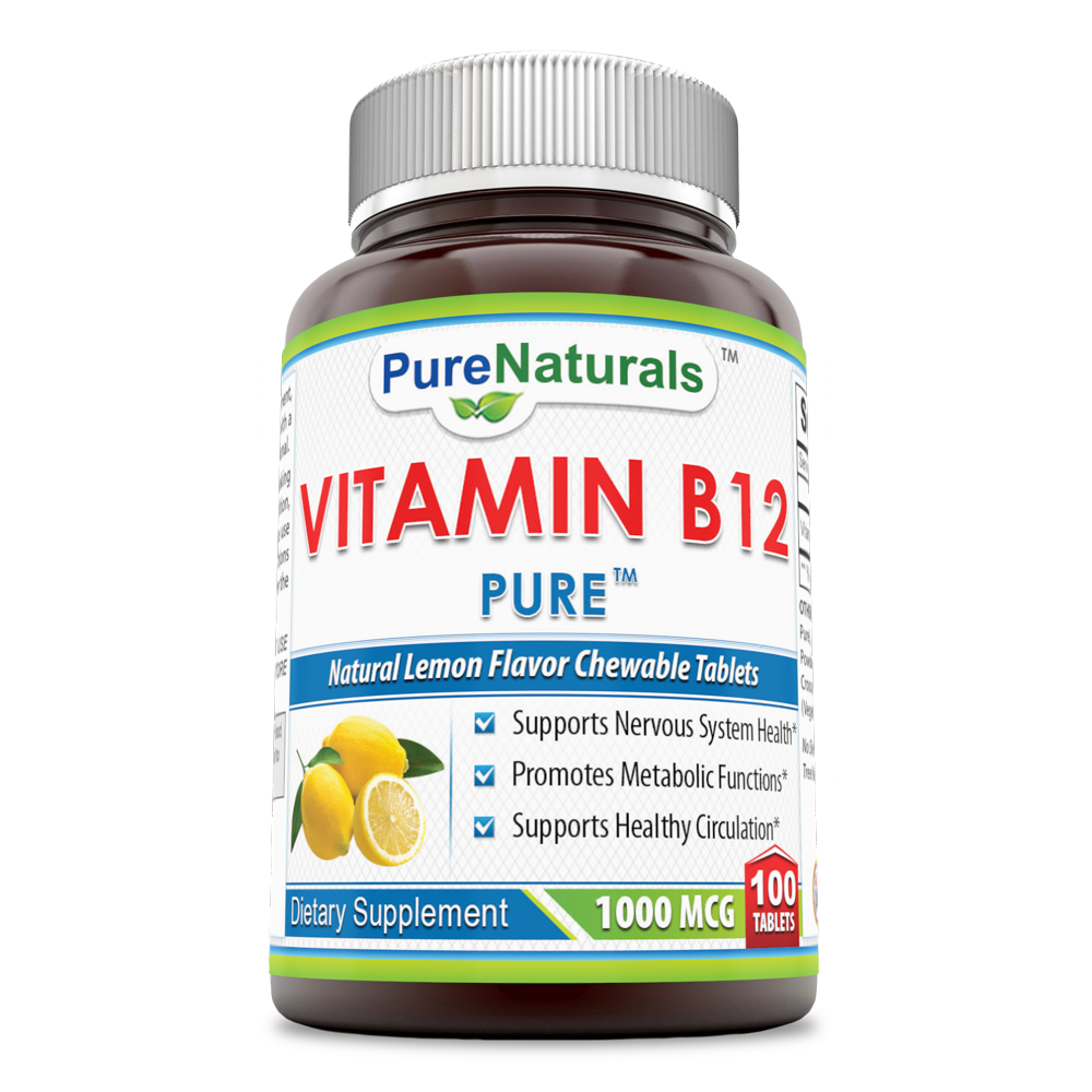 Pure Naturals Vitamin B12 1000 Mcg 100 Tablets